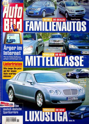 Deckblatt Auto Bild (19/2002)